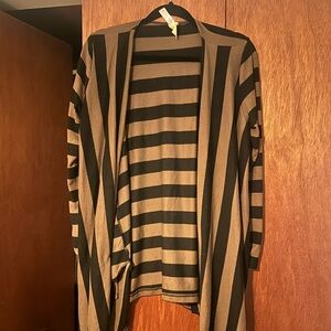 Black & Brown Cardigan